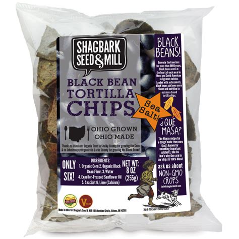 Black Bean & Corn Chips (8oz) - Shagbark Seed & Mill