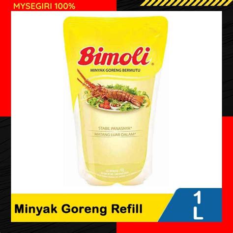 Jual Minyak Goreng Bimoli Klasik Pouch Liter Instan Jam Shopee