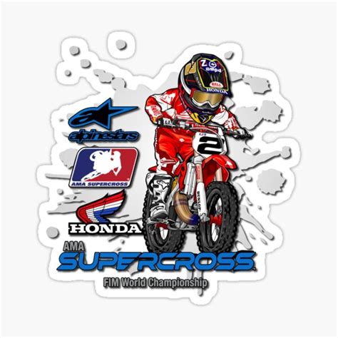 Jeremy Mcgrath Sticker By Theartwarehouse Redbubble