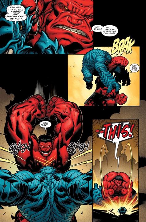 How Did Exactly Red Hulk Beat Up So Many Powerful People 1