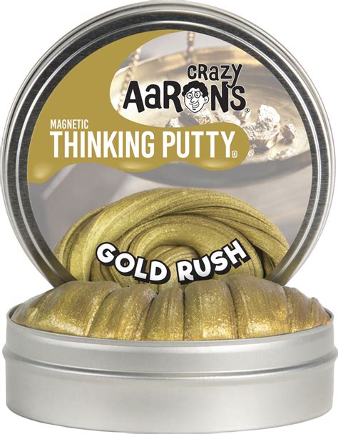 Crazy Aaron's Magnetic Gold Rush Thinking Putty - g. whillikers toys ...