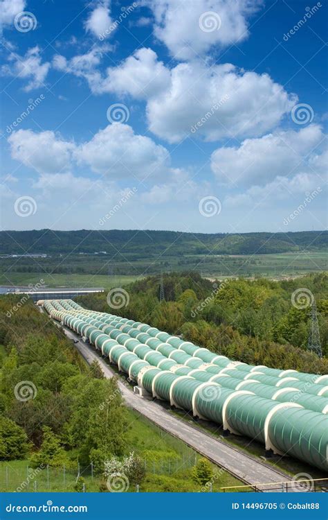 Water Power Plant Pipes Stock Image Image Of Plant Electric 14496705