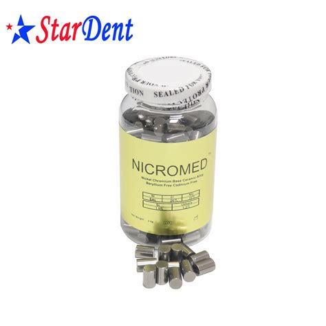 Good Quality Dental Alloy Neo Nicromed Ceramic Alloy Beryllium Free