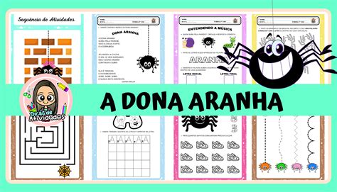 Atividades Musica Dona Aranha Educação Infantil - SEQUÊNCIA DIDÁTICA DONA ARANHA | Sequencia didatica educação infantil ...