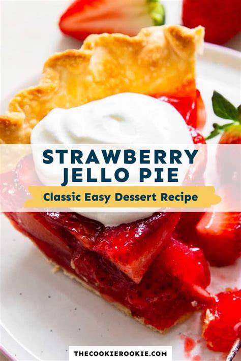 7 Recipe Strawberry Jello Pie Holdentaome