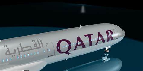 Qatar Airways Boeing 777 9X 3D Model $121 - .dwg .max .unknown - Free3D