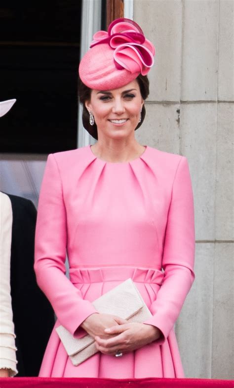 Kate Middleton Wearing Pink Alexander Mcqueen Dress Popsugar Fashion Photo 2