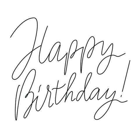 Happy Birthday Handwriting