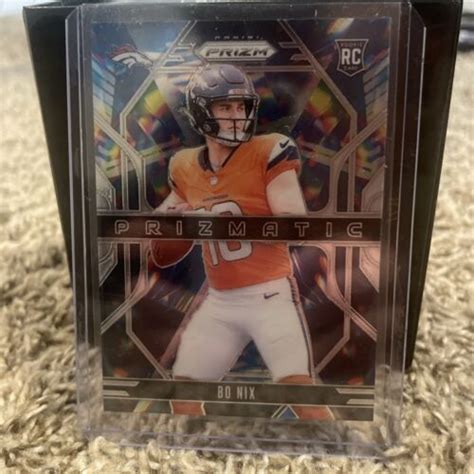 Panini Prizm Prizmatic Silver Prizm Bo Nix Rc Ebay