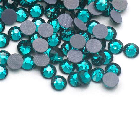 Premium Hotfix Rhinestones Blue Zircon Ss16ss20ss30 Shine Trim