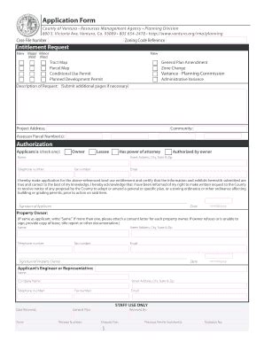 Fillable Online Ventura Application Form County Of Ventura Ventura