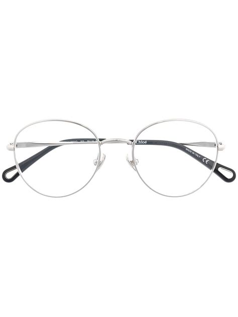 Chloé Eyewear Round Frame Glasses - Farfetch