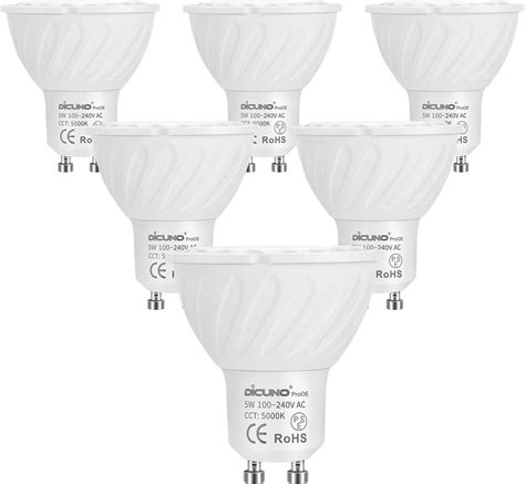 Linkind Ampoules LED GU10 Dimmable 5 7W équivalent à 75W Halogène