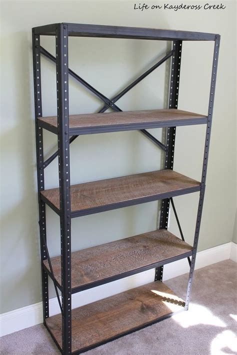 Diy Industrial Style Bookshelf Hometalk