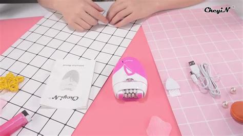 Ckeyin Rechargeable Women Epilator Electric Female Epilator For Face Remover Hair Removal Bikini