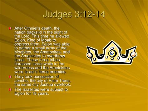 Ppt The Book Of Judges Chapters Powerpoint Presentation Free