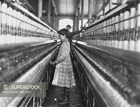 Child Labor Cotton Mill C 1908 Superstock