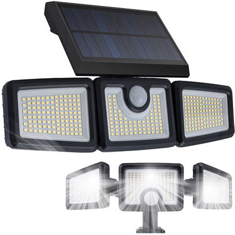 Lampa Solarna Led Mocna Lm W Halogen Z Czujnikiem Ruchu I