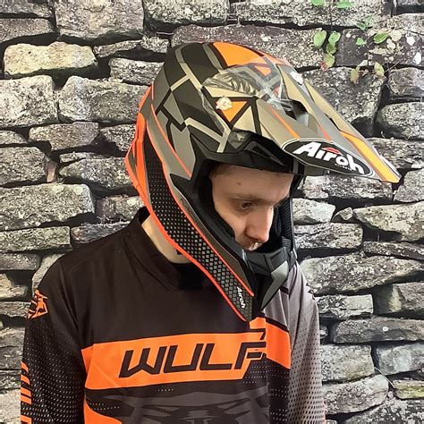 Airoh Wraap Mood Off Road Motocross Helmet BDLA Motorbikes