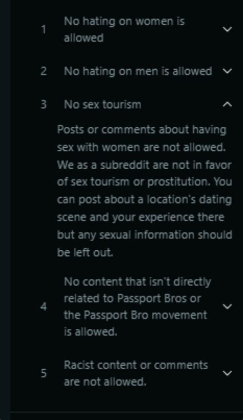 Bro Passport Bros Are Literally Only There For Sex Tourism Fuck Is You Talking About R
