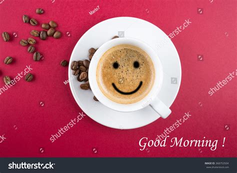 Good Morning Coffee Cup Background Stock Photo 368753504 | Shutterstock