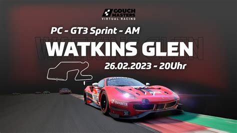 Watkins Glen Acc Season Pc Gt Sprint Am Rennen Couch