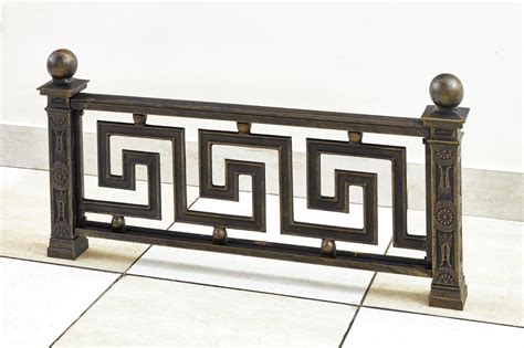 Купить чугунную литую ограду Меандр в СПб