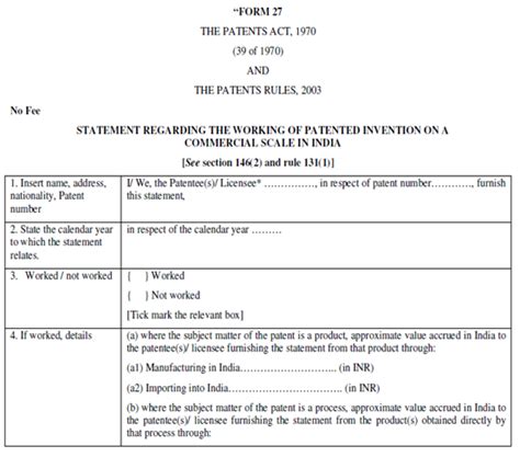 Draft Patent Amendment Rules 2019 IIPRD