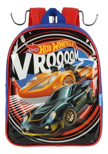 Mochila De Costas Pequena Creche Petit Original Hot Wheels