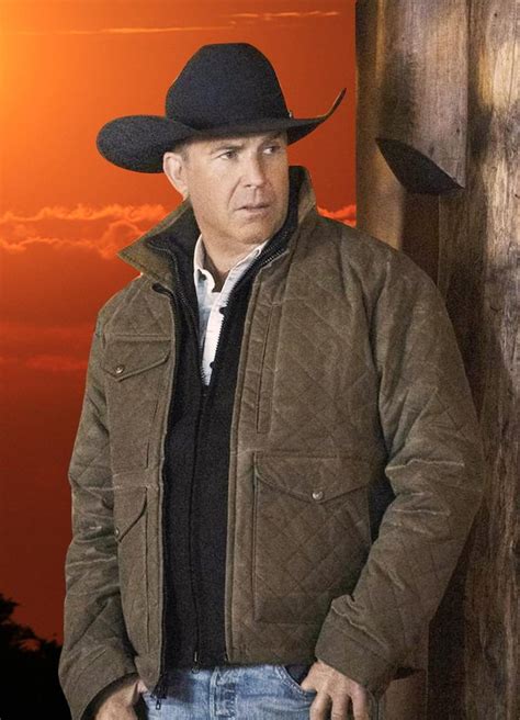 Kevin Costner Cowboy Jacket Yellowstone Season 5