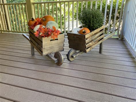 DIY Wooden Wheelbarrow - The Crafty Decorator