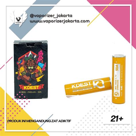 Jual KDEST BATTERY Authentic Vape Harga Murah Jakarta