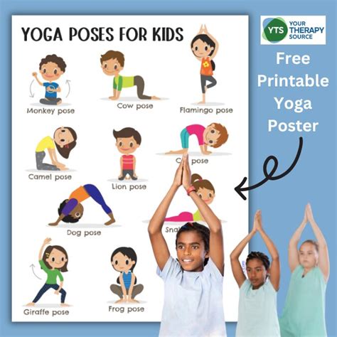 Printable Yoga Poses for Kids - Free PDF - Your Therapy Source