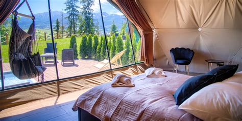 Luxusný glamping v kupole s vonkajšou vírivkou neďaleko Zakopaného