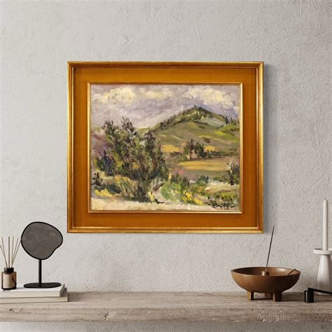 Antiques Atlas Signed Landscape Italian Painting 20th Century