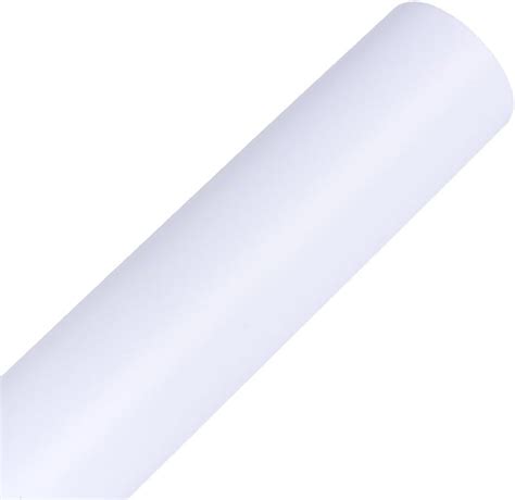 Matte White Vinyl Roll Craft Self Adhesive Film X Cm For Cutting