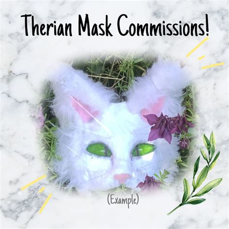 Therian Mask Commissions Made To Order Read Description Etsy