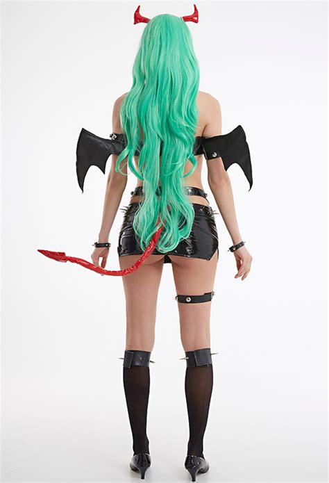 Bite Me Lightly Bat Wings Demon Sexy Lingerie Set Gothic Lingerie
