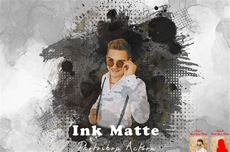 Ink Matte Photoshop Action Desainae