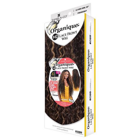 Shake N Go Organique Synthetic Hair Hd Lace Front Wig La Vida Curl 3