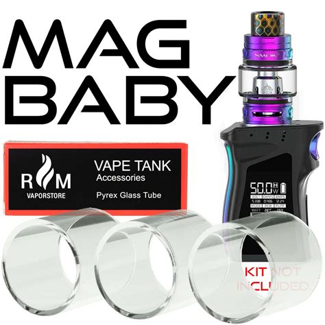 X Smok Tanks Glass Spare Pyrex For All Vape Tanks Models Stick Starter