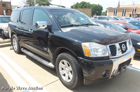 2006 Nissan Armada Suv In Newton Ks Item De7244 Sold Purple Wave