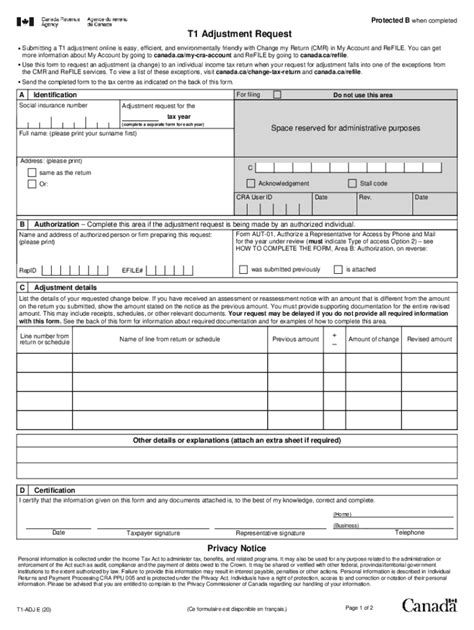 T Adjustment S Form Fill Out And Sign Printable Pdf