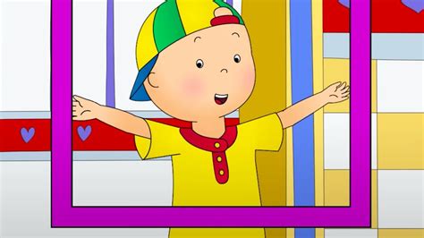 Caillou Learns The Shapes Caillou Cartoon Youtube