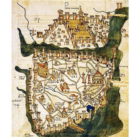 Ancient Constantinople Map