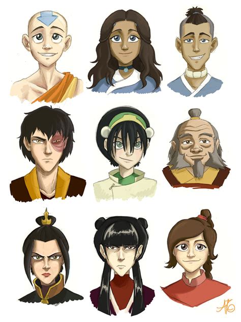 Avatar Characters by aerettberg on DeviantArt