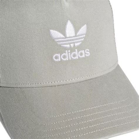 Boné trucker cinza Trefoil da Adidas Caphunters pt