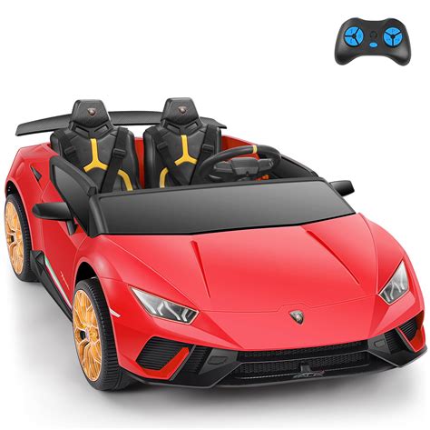 Elemara 2 Seater Ride On Car With Remote Control Xl Kids Lamborghini