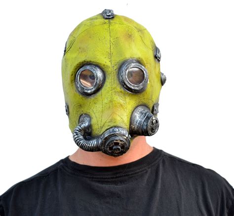 Halloween Gas Mask Costume Party Comicon Cosplay Radiation Etsy