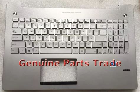 original For ASUS N550 N550JV N550JK keyboard With sliver Topcase US ...